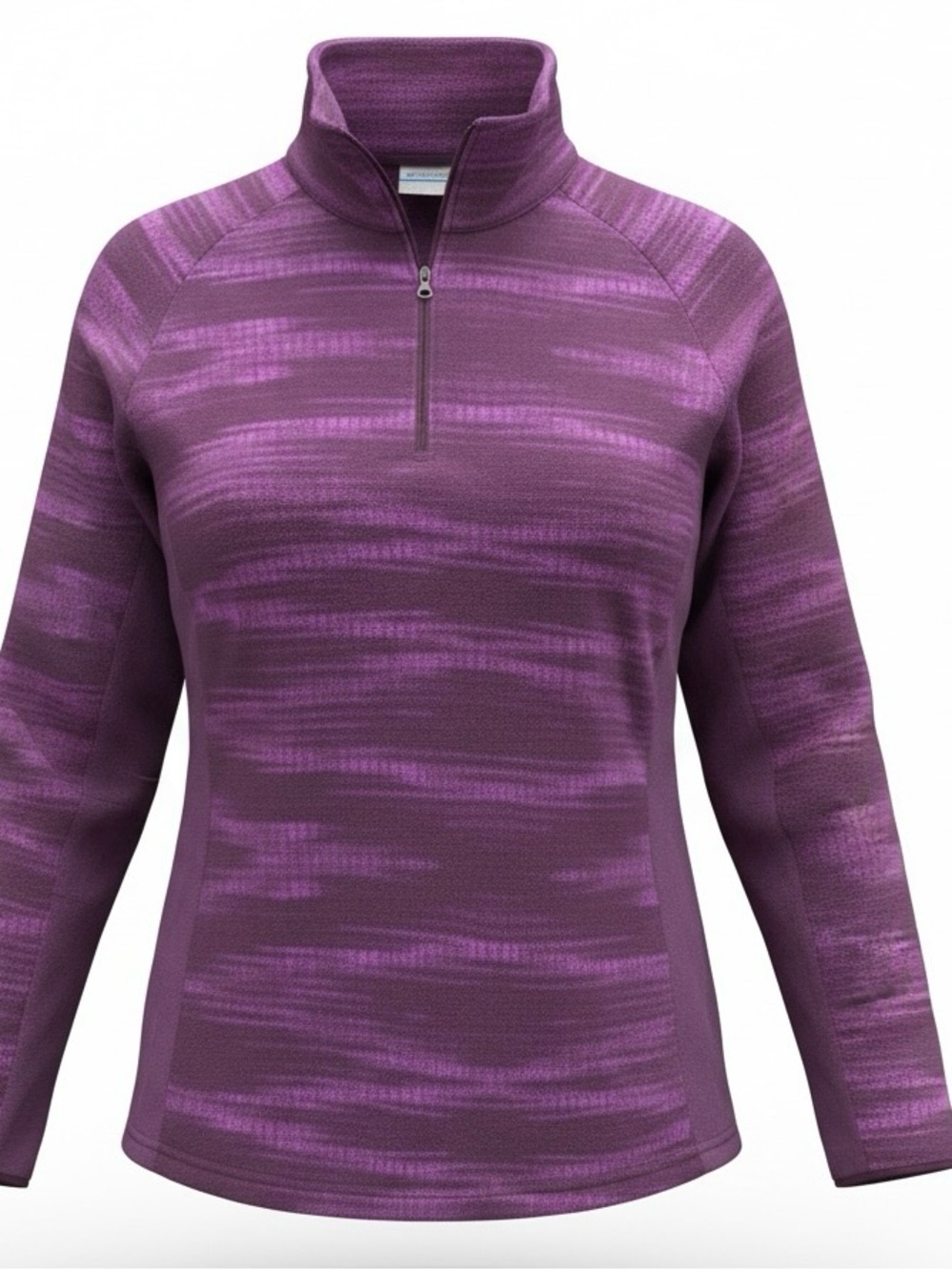 ⭐️Columbia Women's Pink and Purple half zip Fleece
